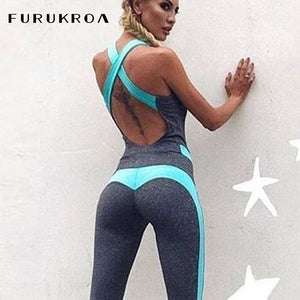 Women Sports Jumpsuit  Workout Sportswear